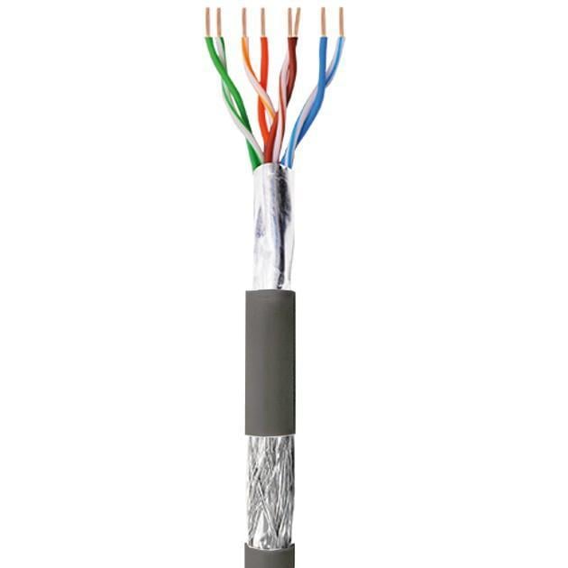 Matassa SF/UTP Cavo Cat.5E CCA 100m Rigido da Esterno Nero TECHLY PROFESSIONAL - immagine 2