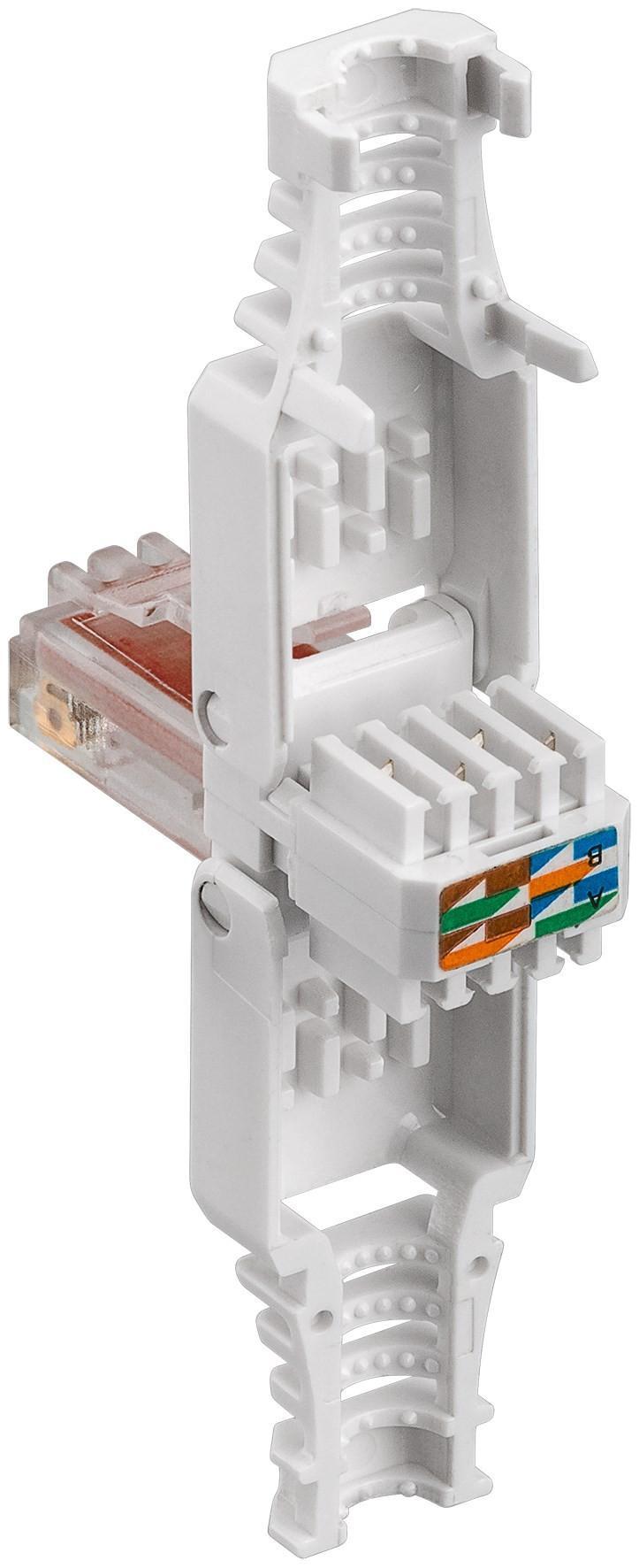 Plug Cat.6 RJ45 Toolless con Copriconnettore INTELLINET - immagine 2