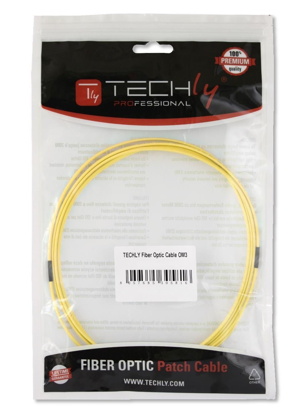 Cavo Fibra Ottica Monomodale OS2 LC/LC 20m: alta velocità e affidabilità TECHLY PROFESSIONAL - immagine 2