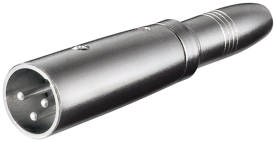 Adattatore XLR Cannon Maschio a Audio 6,35mm Femmina - Mono Connection GOOBAY