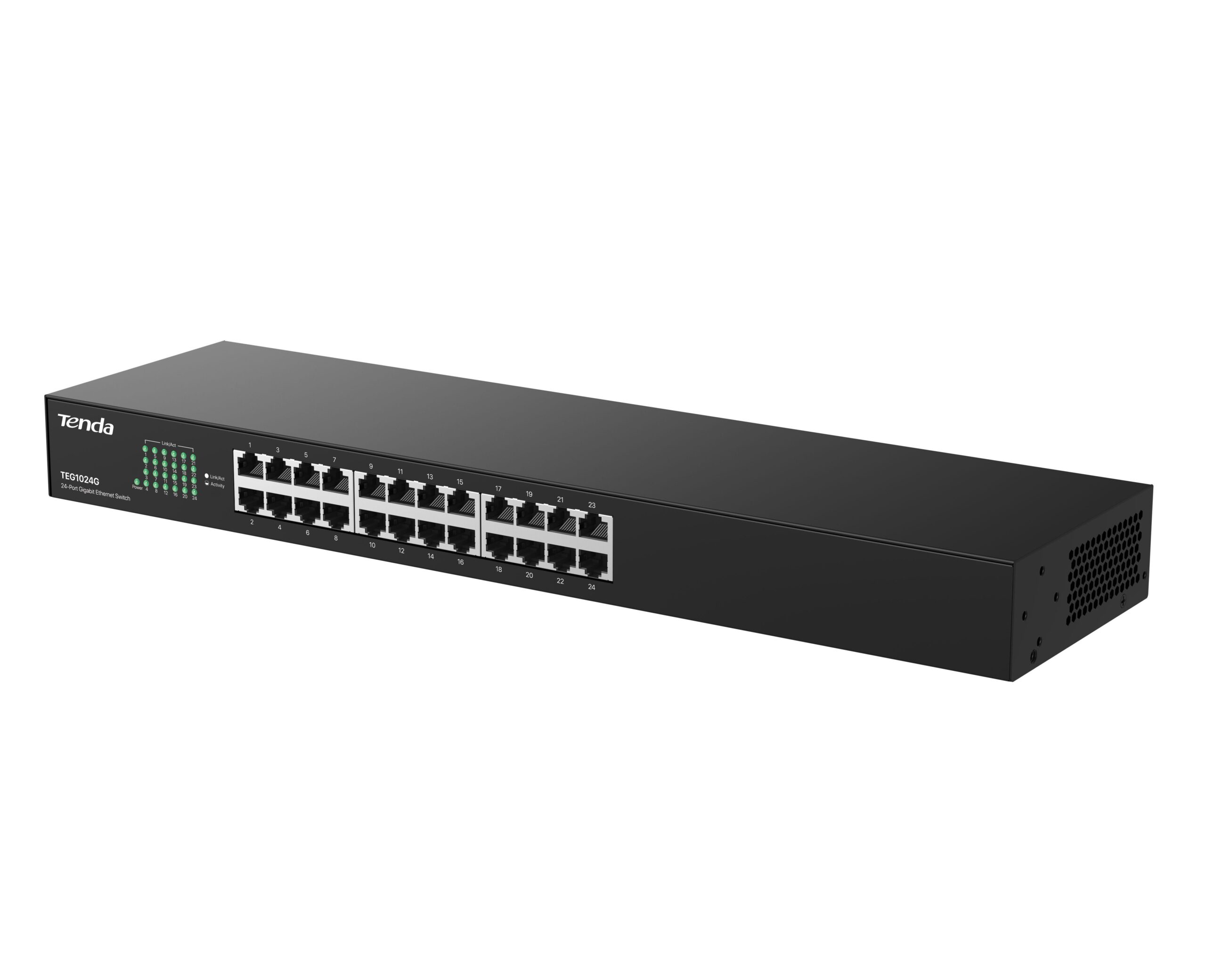 Switch 24 Porte Gigabit Installabile a Rack TEG1024G TENDA