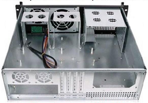 Chassis Industriale Rack 19''/Desktop 3U Ultra Compatto Nero TECHLY - immagine 5