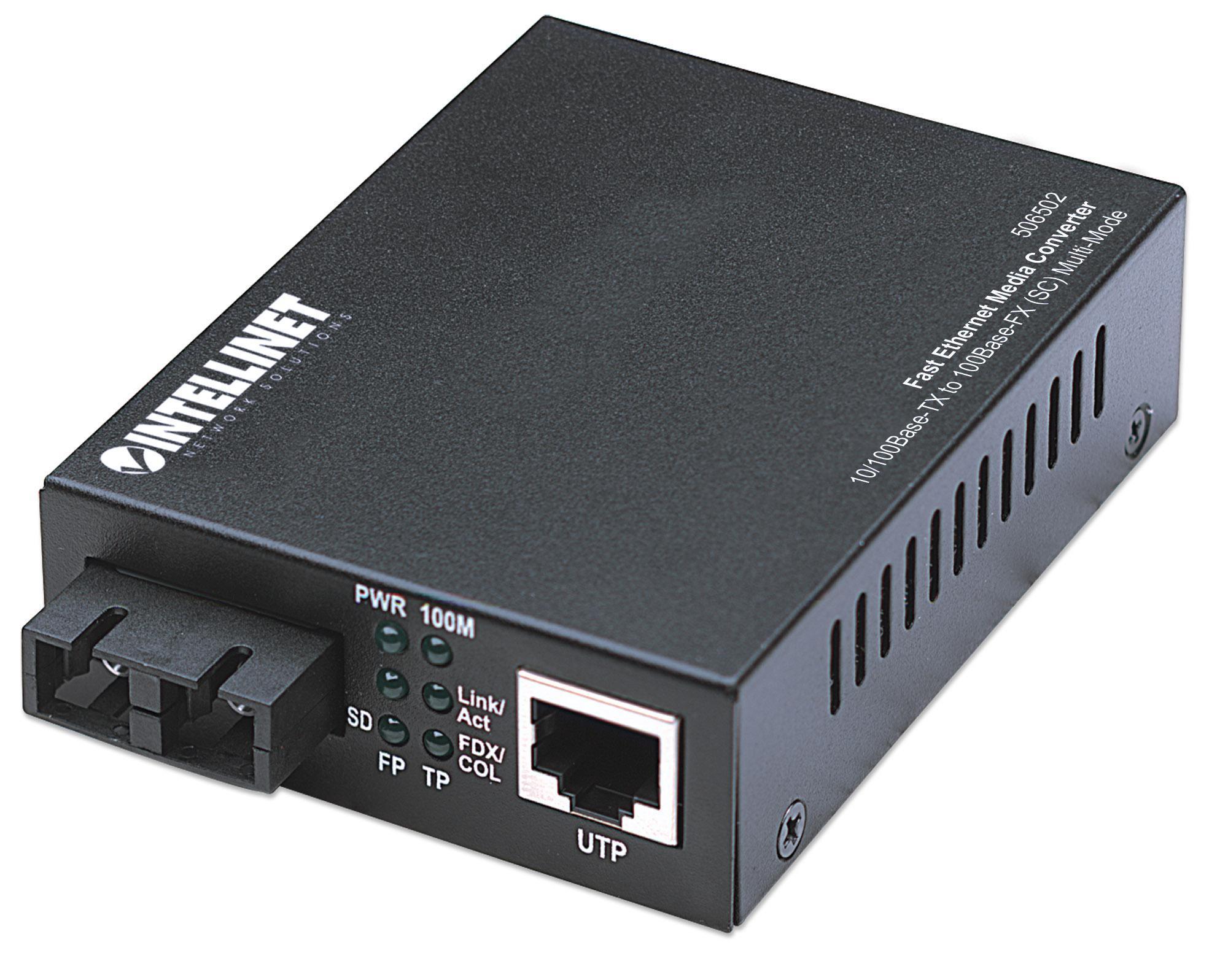 Convertitore RJ45 a Fibra SC: connessione veloce e affidabile INTELLINET