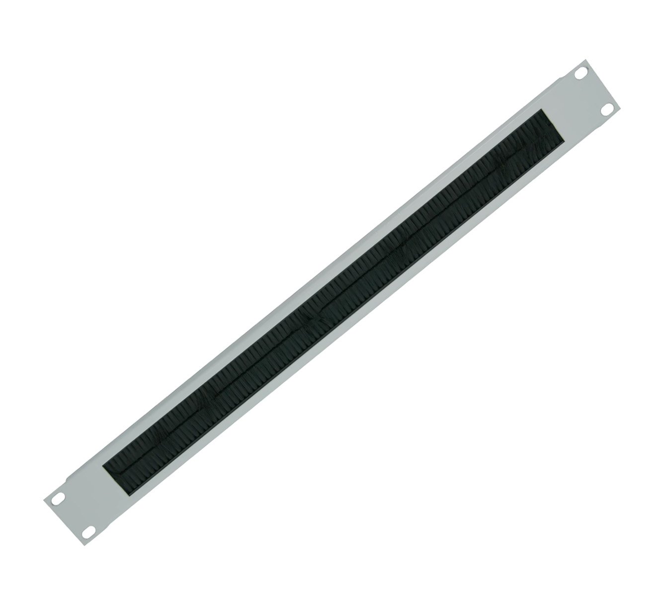 Pannello Passacavi 1U Grigio con Spazzola INTELLINET