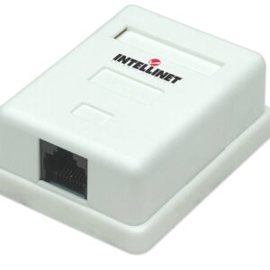 Presa Muro Frutto RJ45 Cat. 5E UTP Beige - Pratica e Veloce INTELLINET