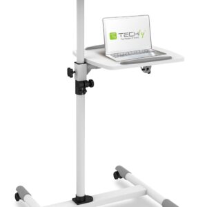 Carrello Supporto per Proiettore Beamer Notebook PC Ripiani Regolabili TECHLY