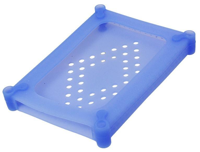 Scatola di Protezione per 1 HDD 2,5'' in Silicone Azzurro LOGILINK