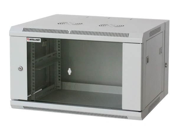 Armadio Rack a muro 19'' - 12 unità - Grigio INTELLINET