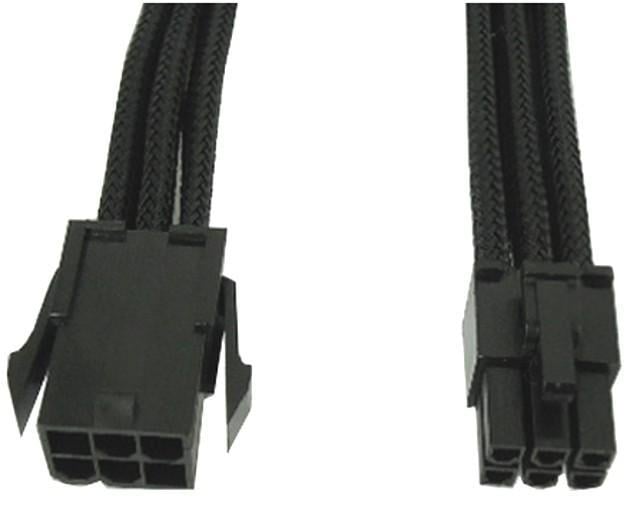 Cavo Prolunga PCI-E 6 Pin 30 cm con Guaina Nera GELID SOLUTIONS