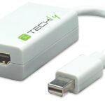 Adattatore Mini DisplayPort (Thunderbolt) 1.1 / HDMI 15cm Bianco TECHLY