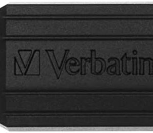 Memoria USB 2.0 PinStripe da 64Gb Colore Nero VERBATIM