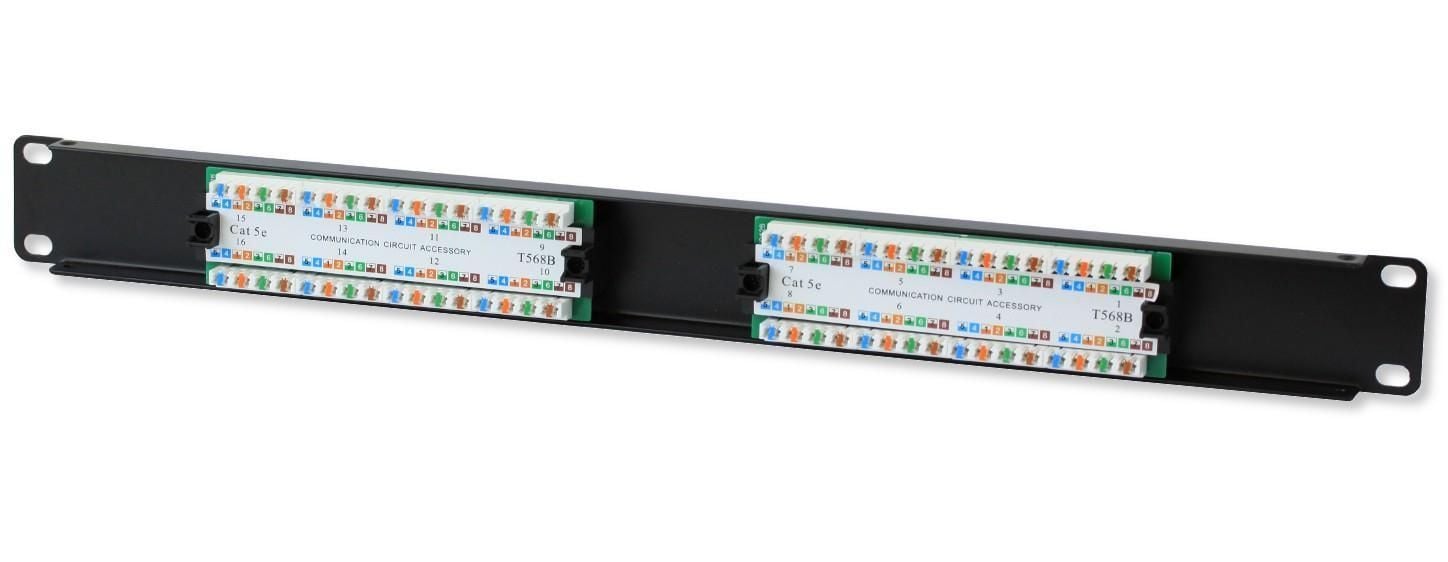 Pannello Patch UTP 16 Posti RJ45 Cat.5E Techly TECHLY PROFESSIONAL - immagine 3