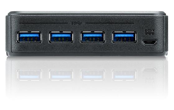 Super Hub per Condivisione 4 Periferiche su 2 PC USB3.0, US234 ATEN - immagine 3