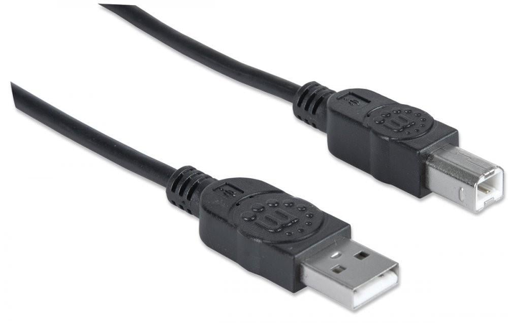 Cavo USB 2.0 5m Nero - Connessione rapida e affidabile MANHATTAN - immagine 3