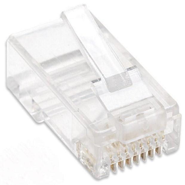100 Plug RJ45 Cat.6 UTP: Confezione Flessibile INTELLINET - immagine 3
