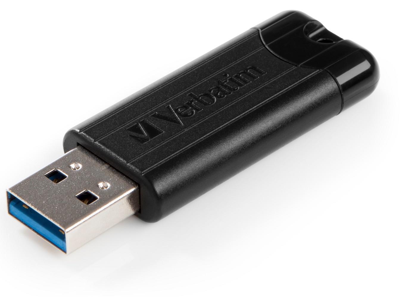 Memoria USB 3.0 PinStripe da 16Gb Colore Nero VERBATIM - immagine 3