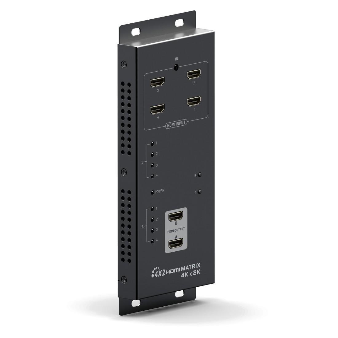 Matrix HDMI 4 IN 2 OUT 4K UHD 3D TECHLY - immagine 2