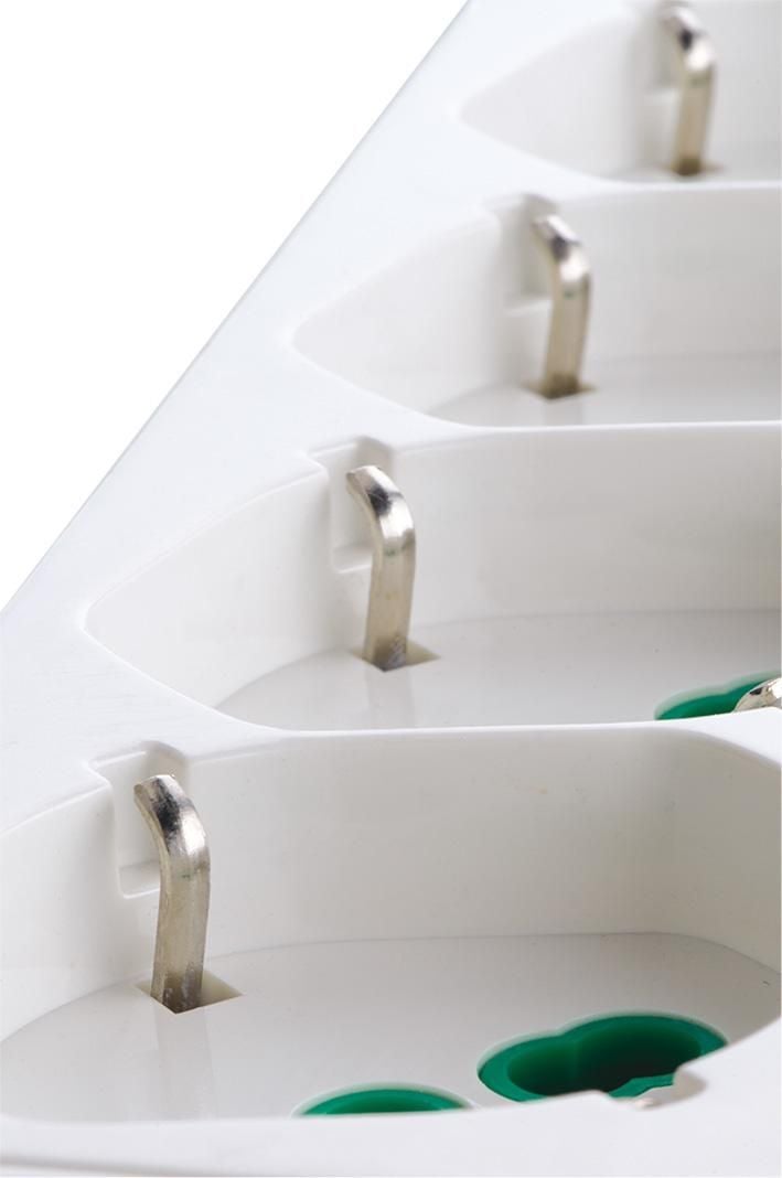 Multipresa 6 Posti Italiana Bipasso / Schuko Bianco FME - immagine 3