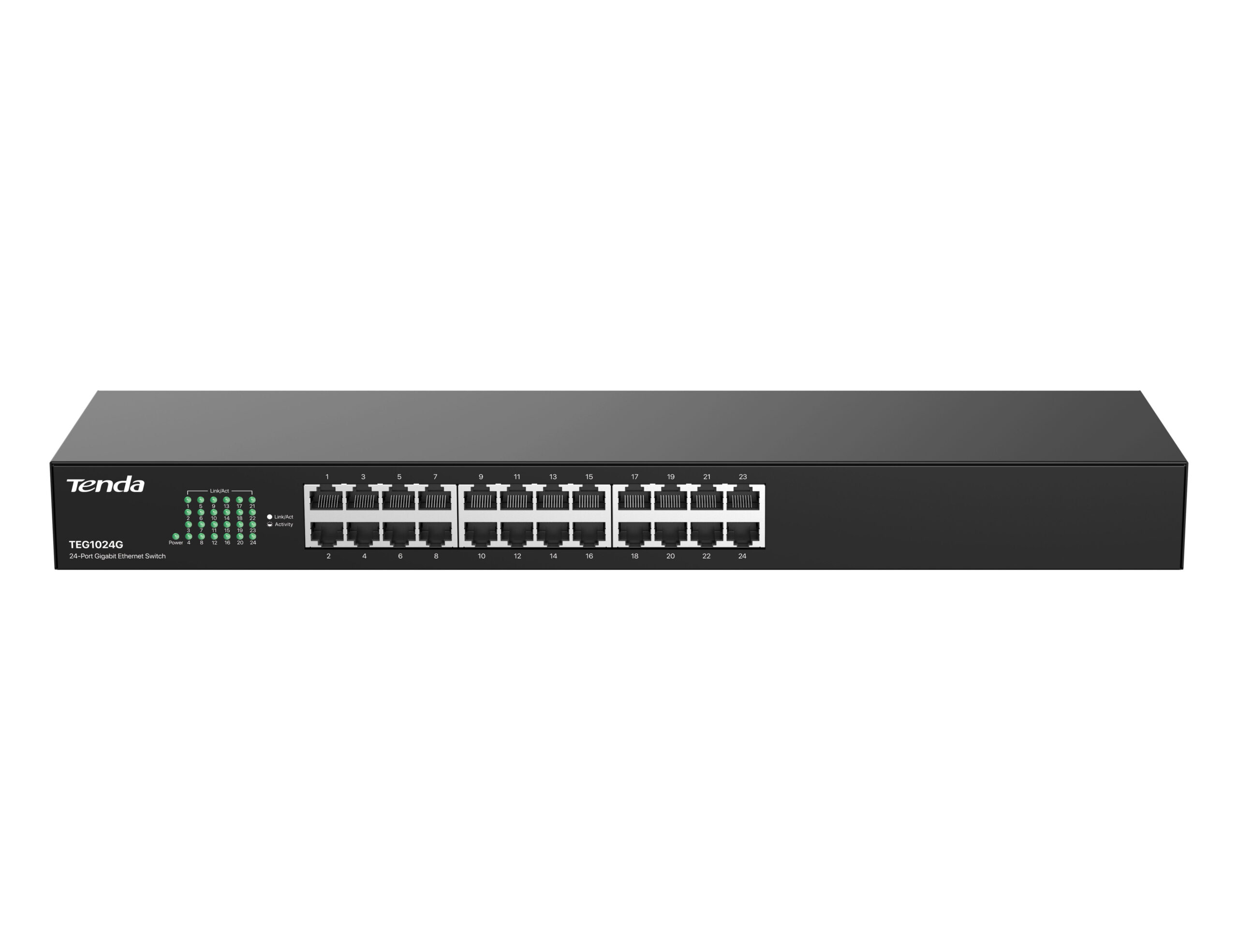 Switch 24 Porte Gigabit Installabile a Rack TEG1024G TENDA - immagine 2