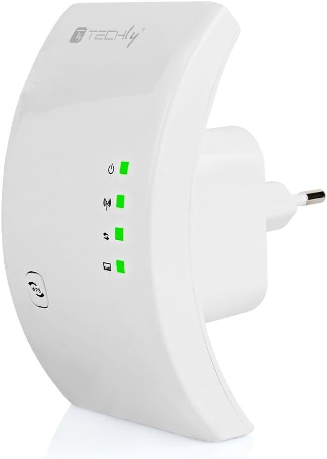 Ripetitore WiFi 300N: potenzia la tua rete con WPS TECHLY - immagine 3
