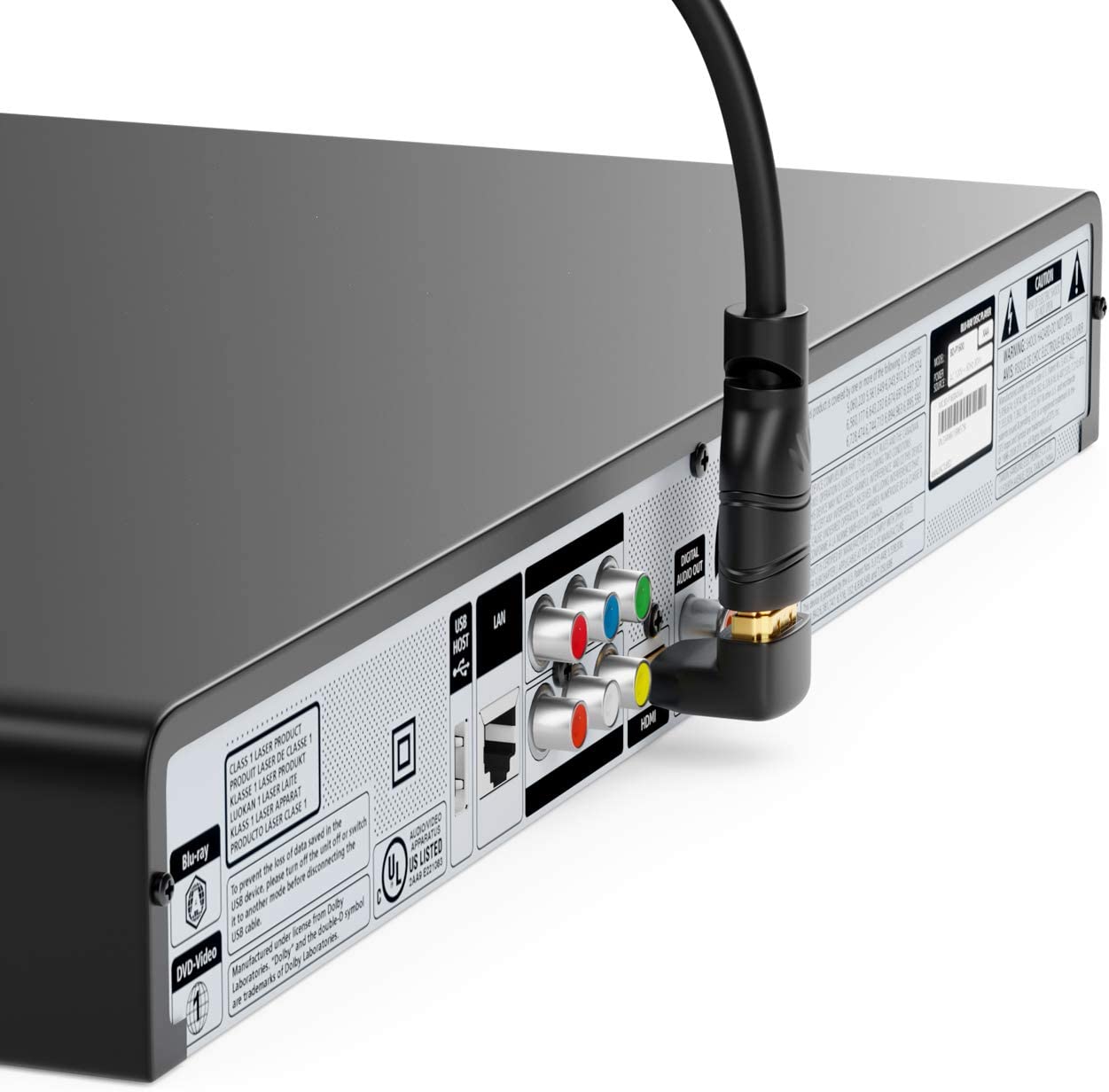 Adattatore HDMI 90° Downward - Maschio / Femmina TECHLY - immagine 3