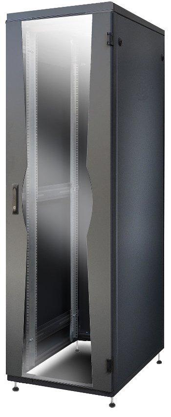 Armadio NetRack 19'' Nero 42U Assemblabile 600x1000 - Ottimizzato SEO INTELLINET - immagine 3