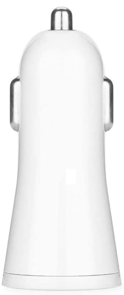 Caricatore da Auto Universale 2 Porte USB 5V 1A&2.1A Bianco TECHLY - immagine 3