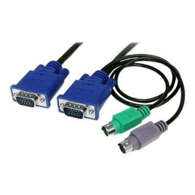 Cavo KVM Switch 3m: collegamento rapido HDB15/PS2 INTELLINET - immagine 3