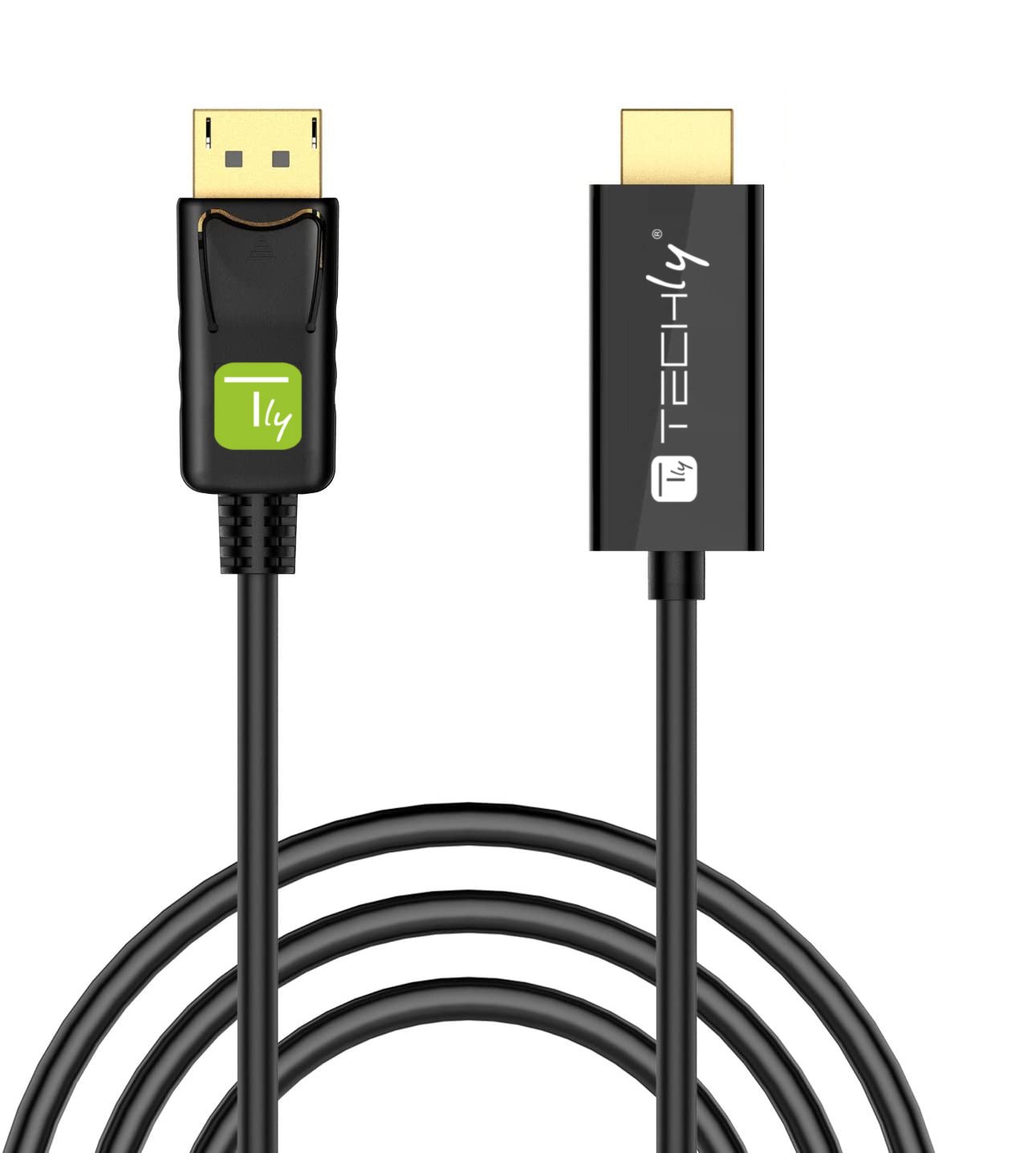 Cavo Convertitore da DisplayPort 1.2 a HDMI 4K 1m TECHLY - immagine 3