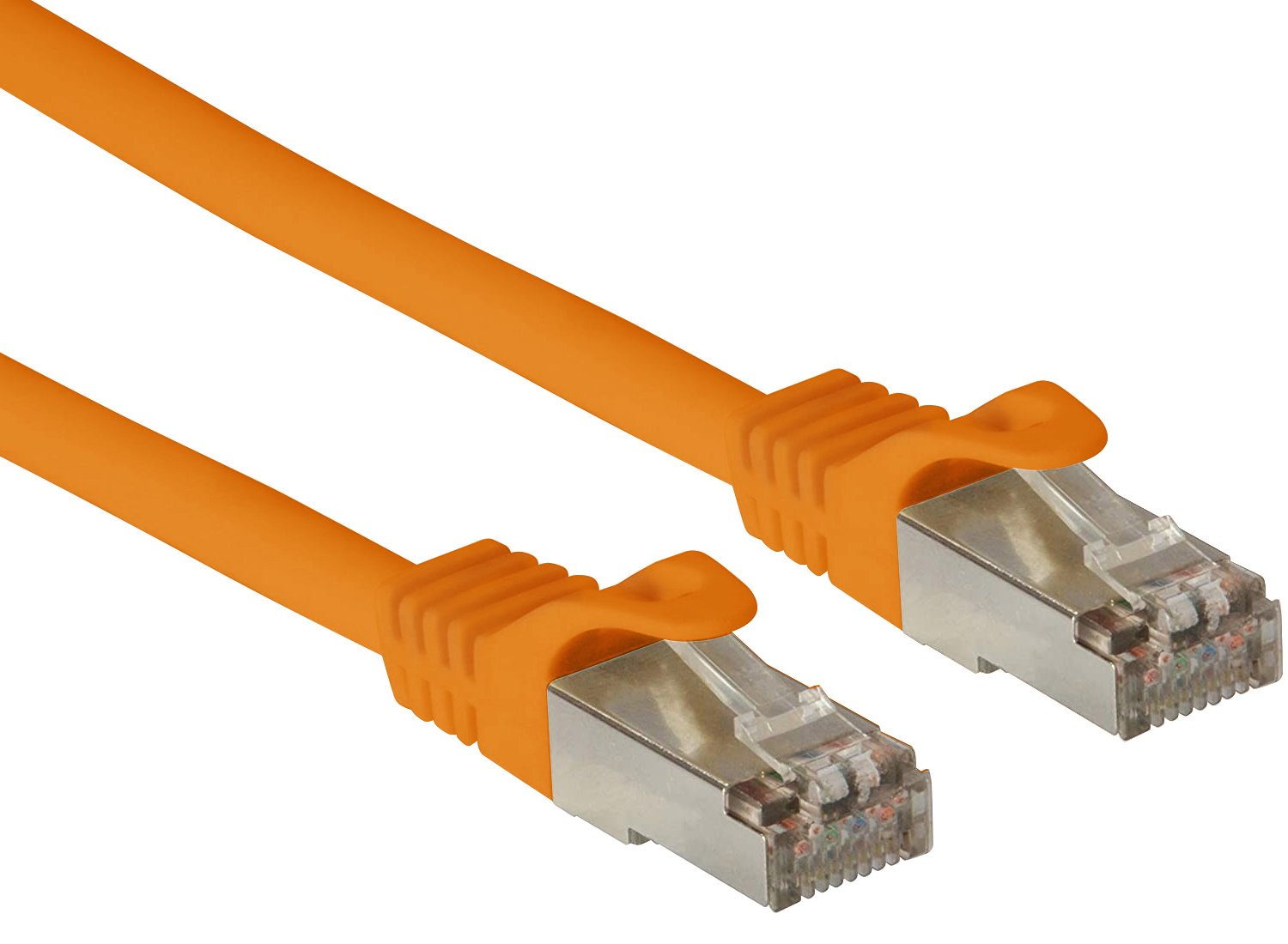 Cavo di rete Patch in CCA Schermato Cat. 6 Arancione F/UTP 3 m Bulk TECHLY PROFESSIONAL - immagine 2