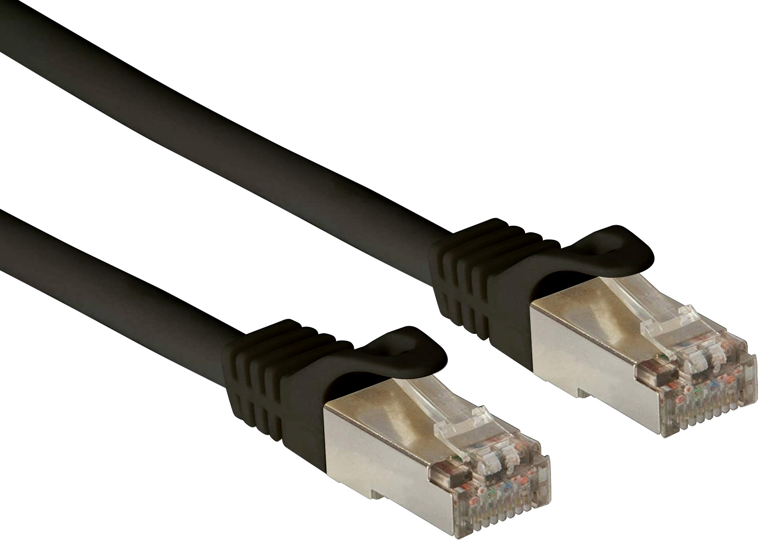 Cavo di rete Patch in CCA Schermato Cat. 6 Nero F/UTP 3 m Bulk TECHLY PROFESSIONAL - immagine 2