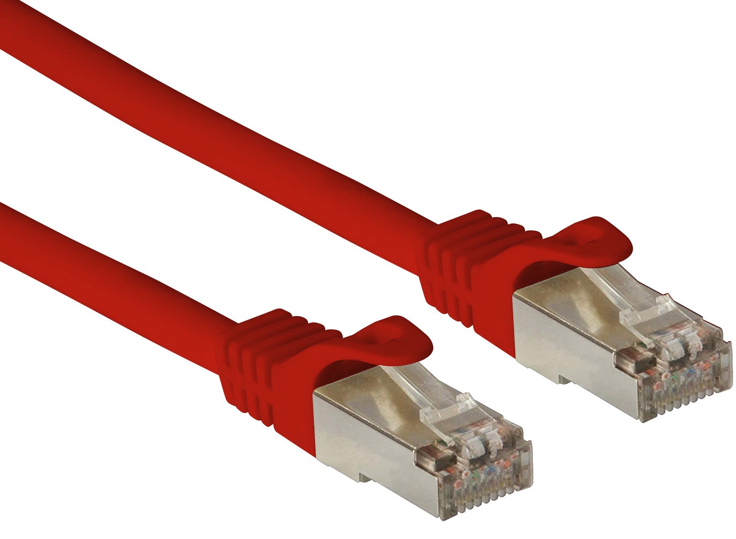Cavo di rete Patch in CCA Schermato Cat. 6 Rosso F/UTP 0,5 m Bulk TECHLY PROFESSIONAL - immagine 2