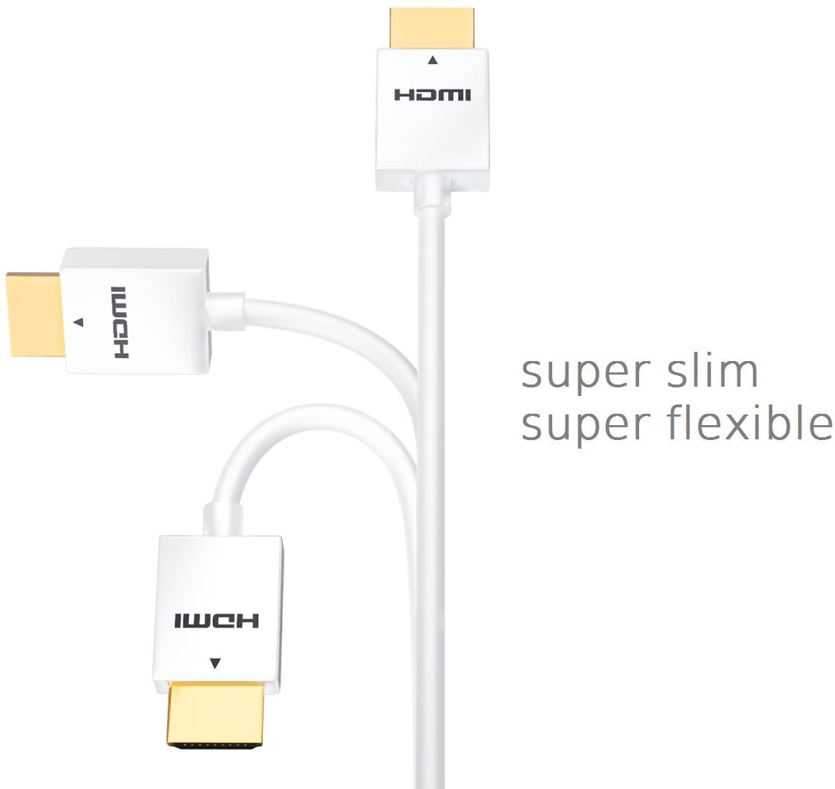 Cavo HDMI High Speed con Ethernet Ultra Slim 1 m TECHLY - immagine 3