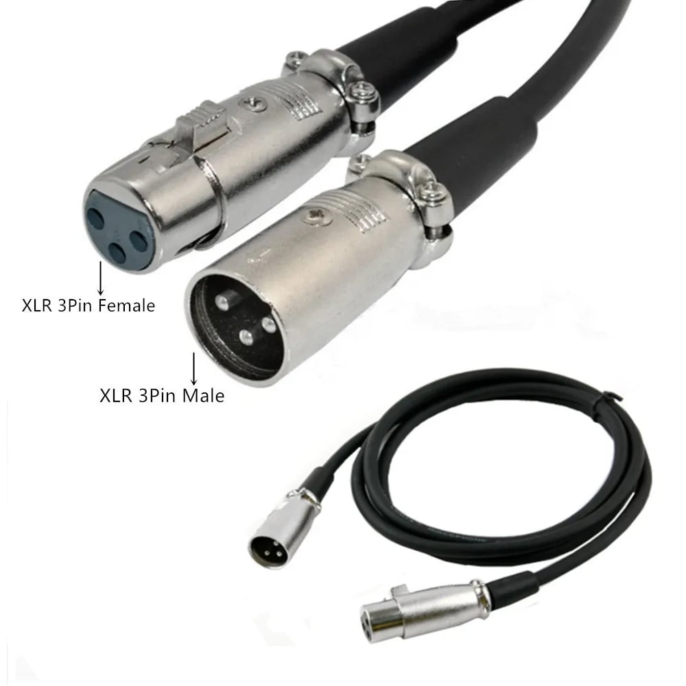 Cavo prolunga XLR Cannon Nero 2m: potenziamento audio in stile elegante OEM - immagine 2