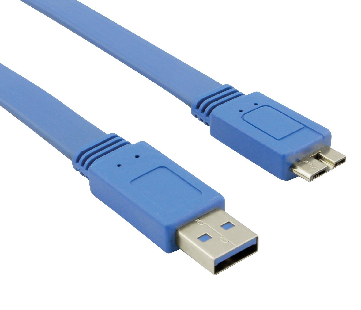Cavo USB 3.0 SuperSpeed 1m Flat - A maschio a B maschio TECHLY - immagine 3
