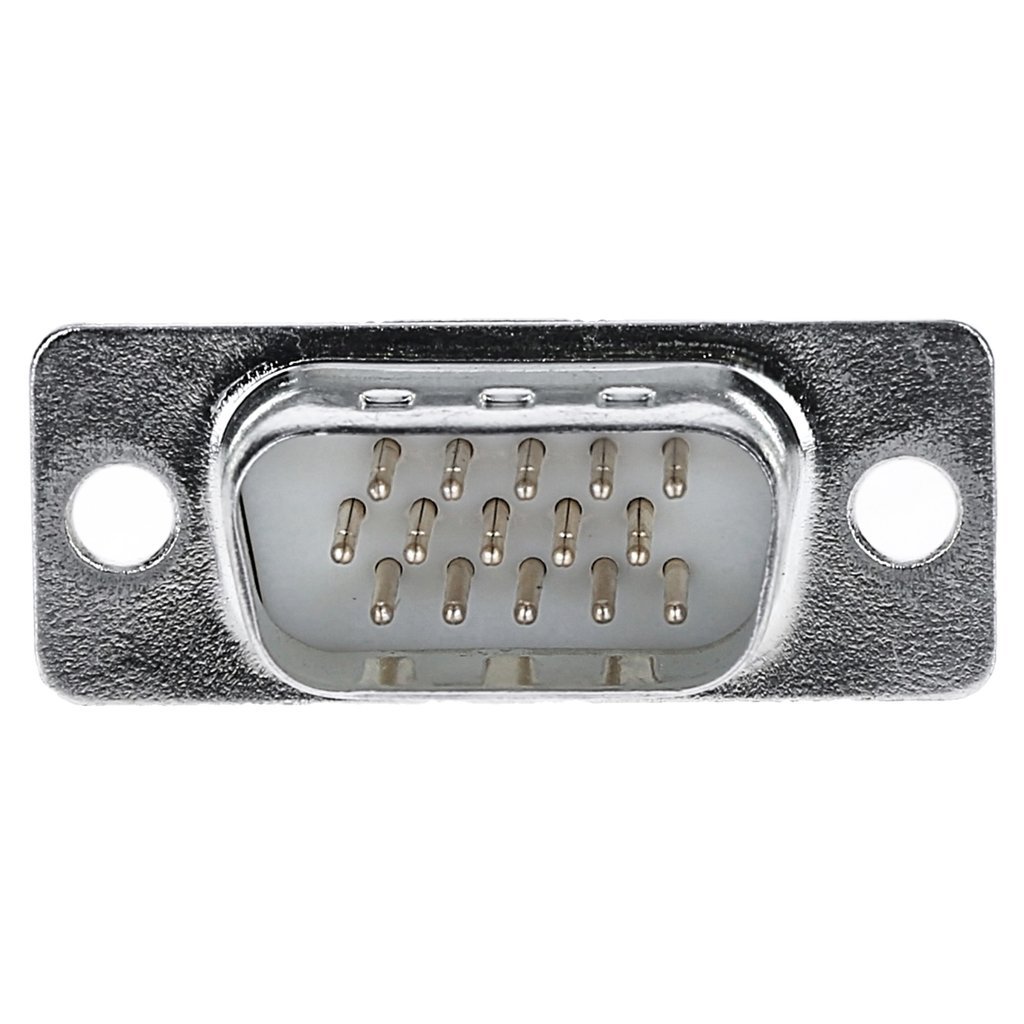 Connettore VGA Maschio a Saldare - D-SUB HD 15 Poli TECHLY NP - immagine 3