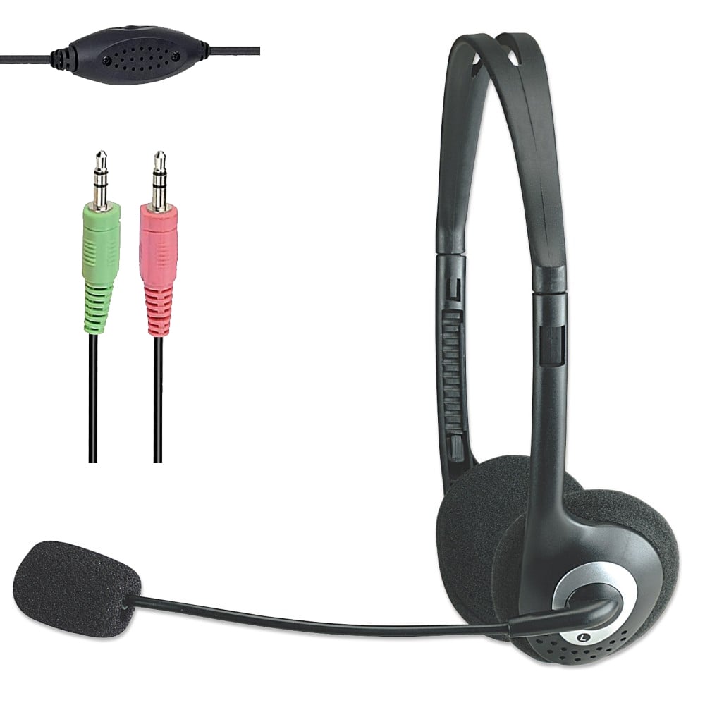 Cuffie Stereo con Microfono e Regolazione del Volume MANHATTAN - immagine 3