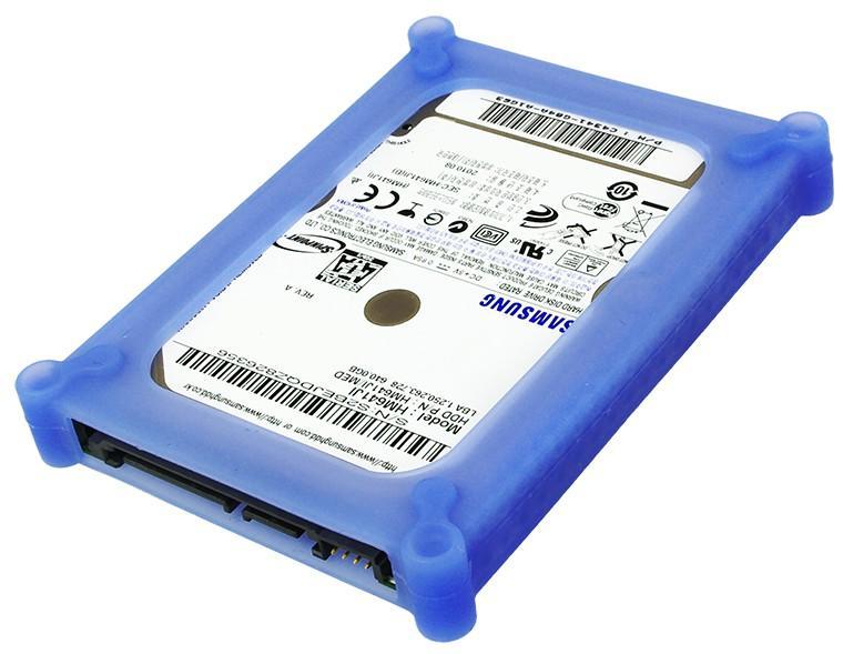 Scatola di Protezione per 1 HDD 2,5'' in Silicone Azzurro LOGILINK - immagine 3