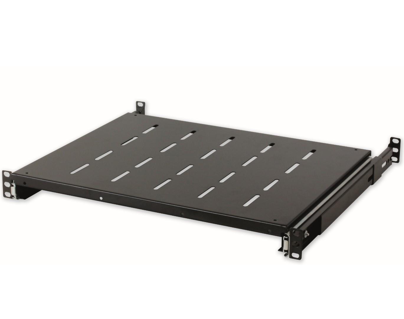 Mensola per Rack 19'' Estraibile 350mm Nera INTELLINET - immagine 3