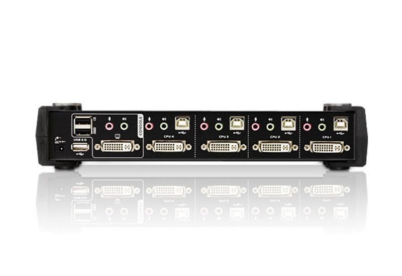 Switch KVMP 4 porte con Dual Link, audio USB e DVI: CS1784A ATEN - immagine 3