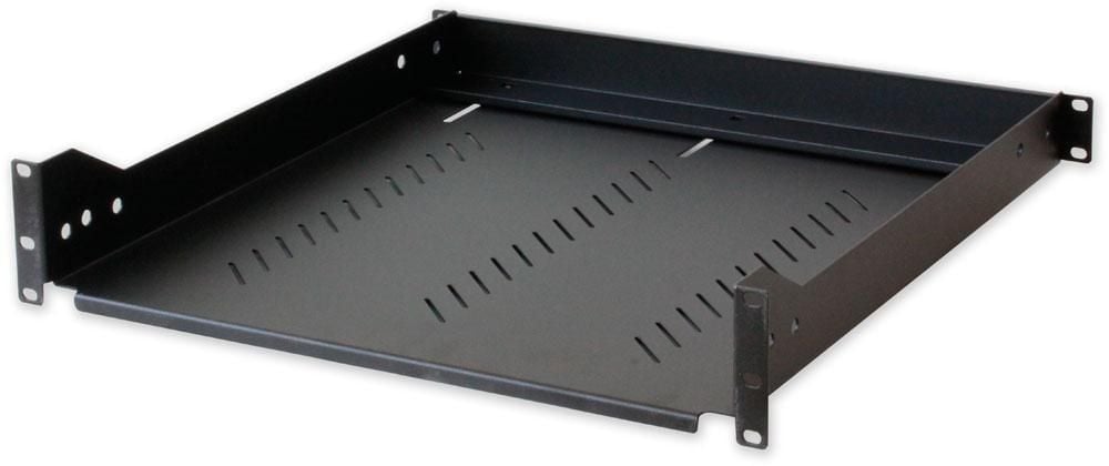 Mensola Rack 19'' 600mm 2U Nera - Design Pratico INTELLINET - immagine 3