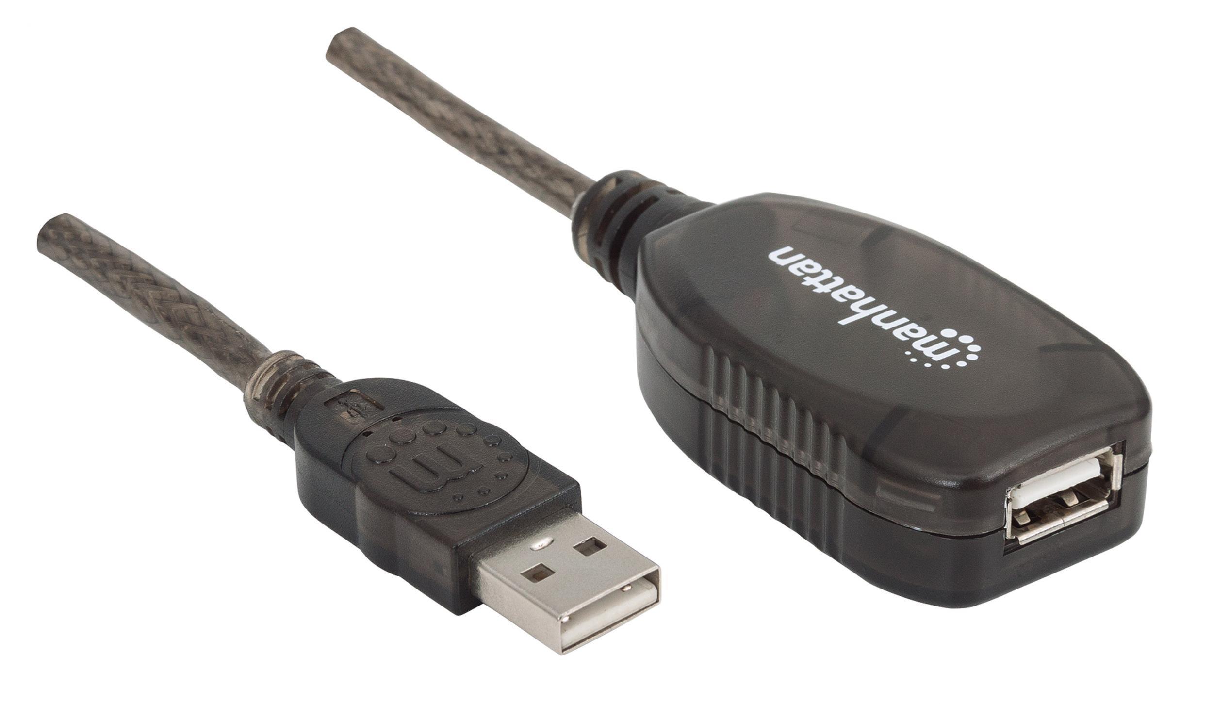Prolunga USB Attiva 20 mt: Massima Velocità! MANHATTAN - immagine 3