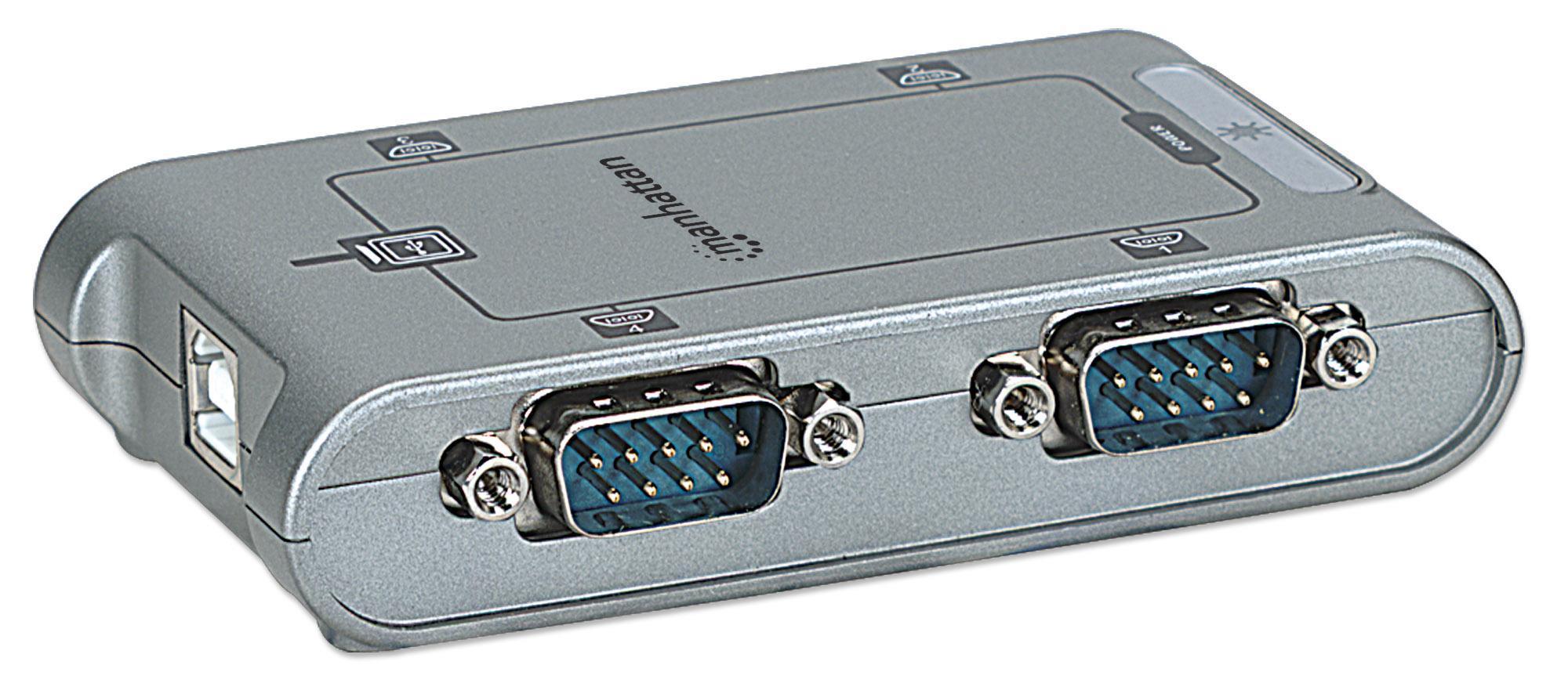 Convertitore USB 4-in-1 Seriali MANHATTAN - immagine 3