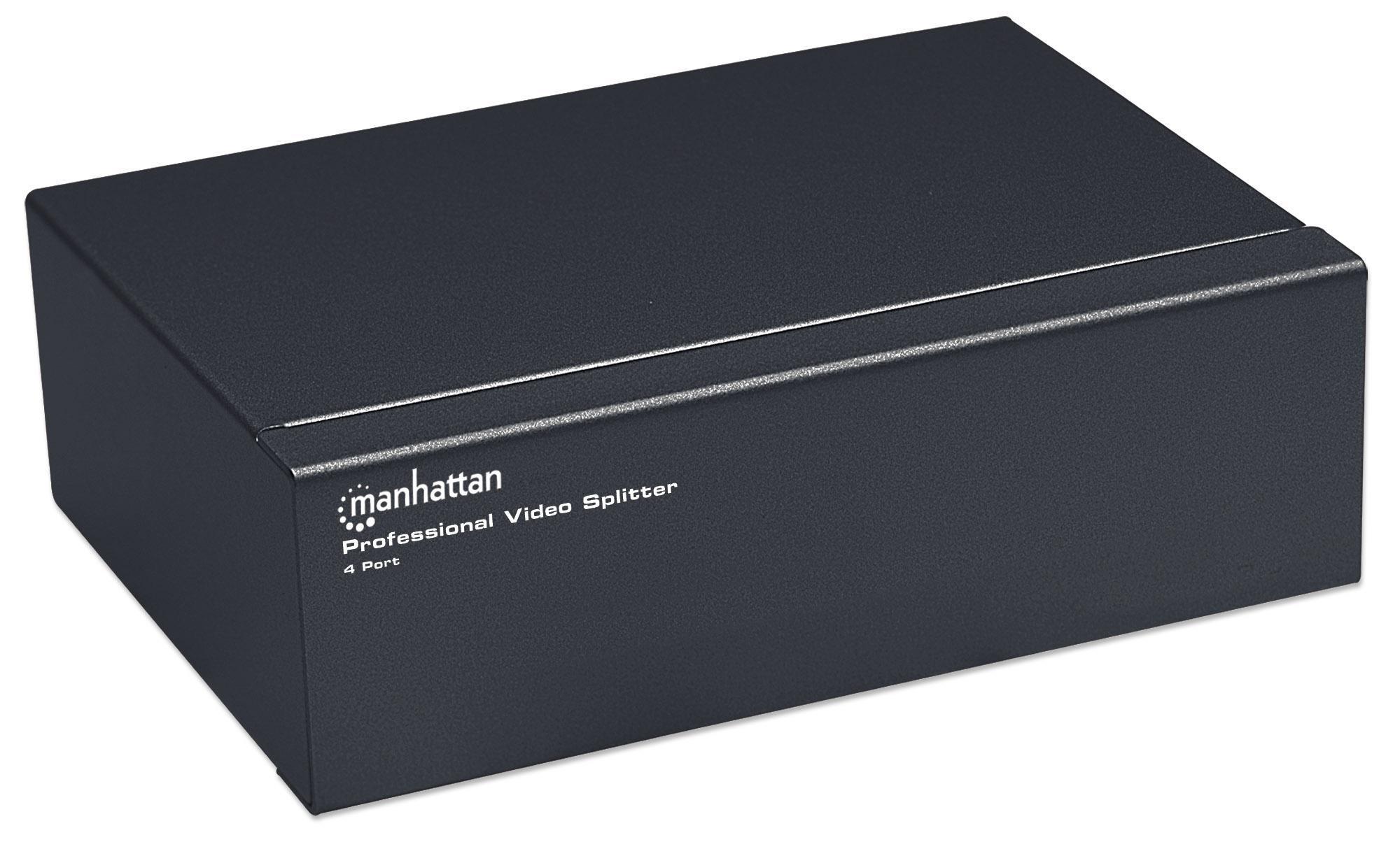 Splitter VGA Pro: 4 vie, 350 MHz MANHATTAN - immagine 2