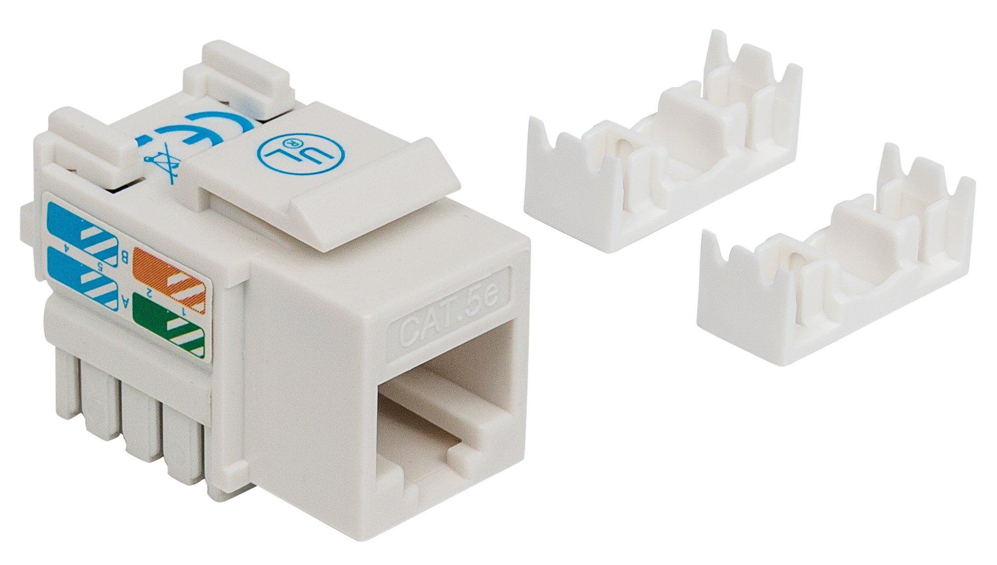 Keystone RJ45 Cat5e UTP Bianco: Frutto della connessione perfetta INTELLINET - immagine 3