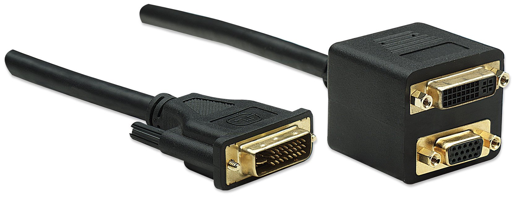 Cavo sdoppiatore DVI-I a VGA MANHATTAN - immagine 2