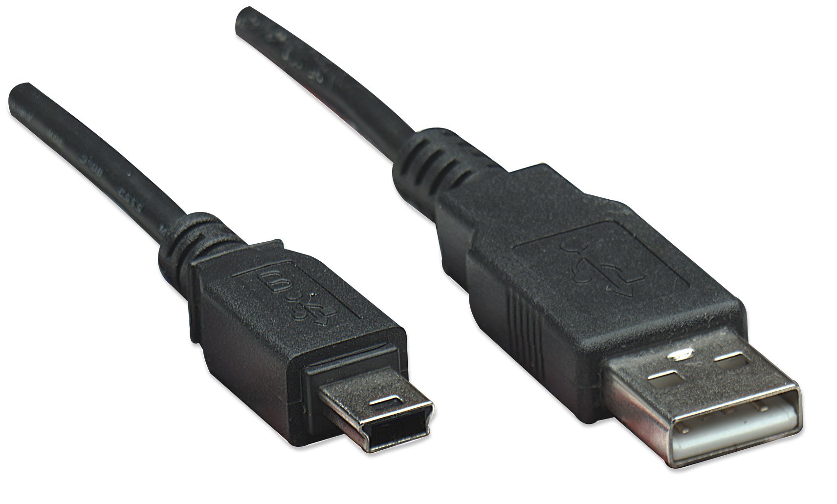 Cavo USB 2.0 A-Mini B 5pin 1m Nero MANHATTAN - immagine 3