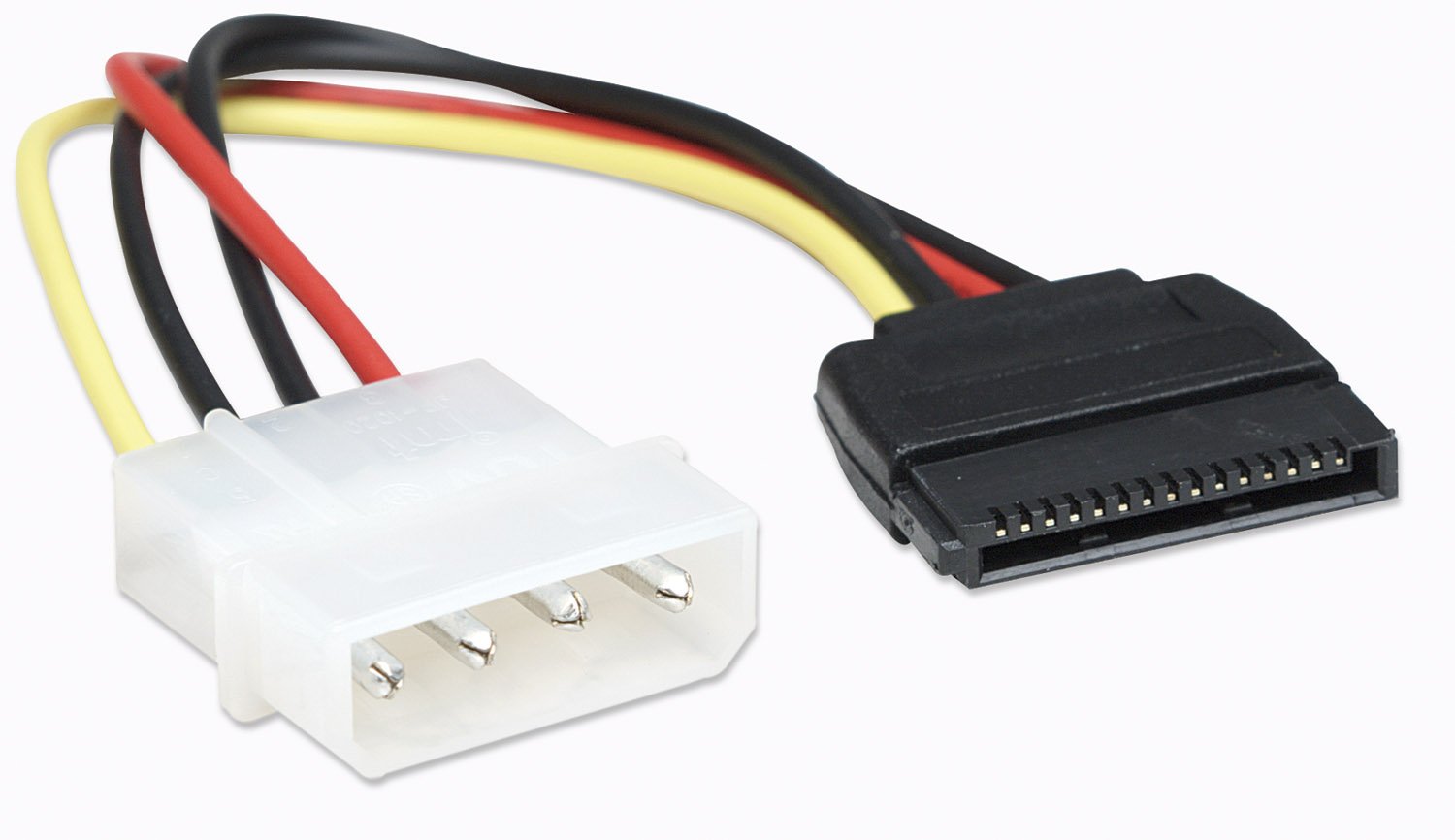 Cavo Alimentazione SATA Molex 4pin a SATA 15pin - Connettore M/F MANHATTAN - immagine 3