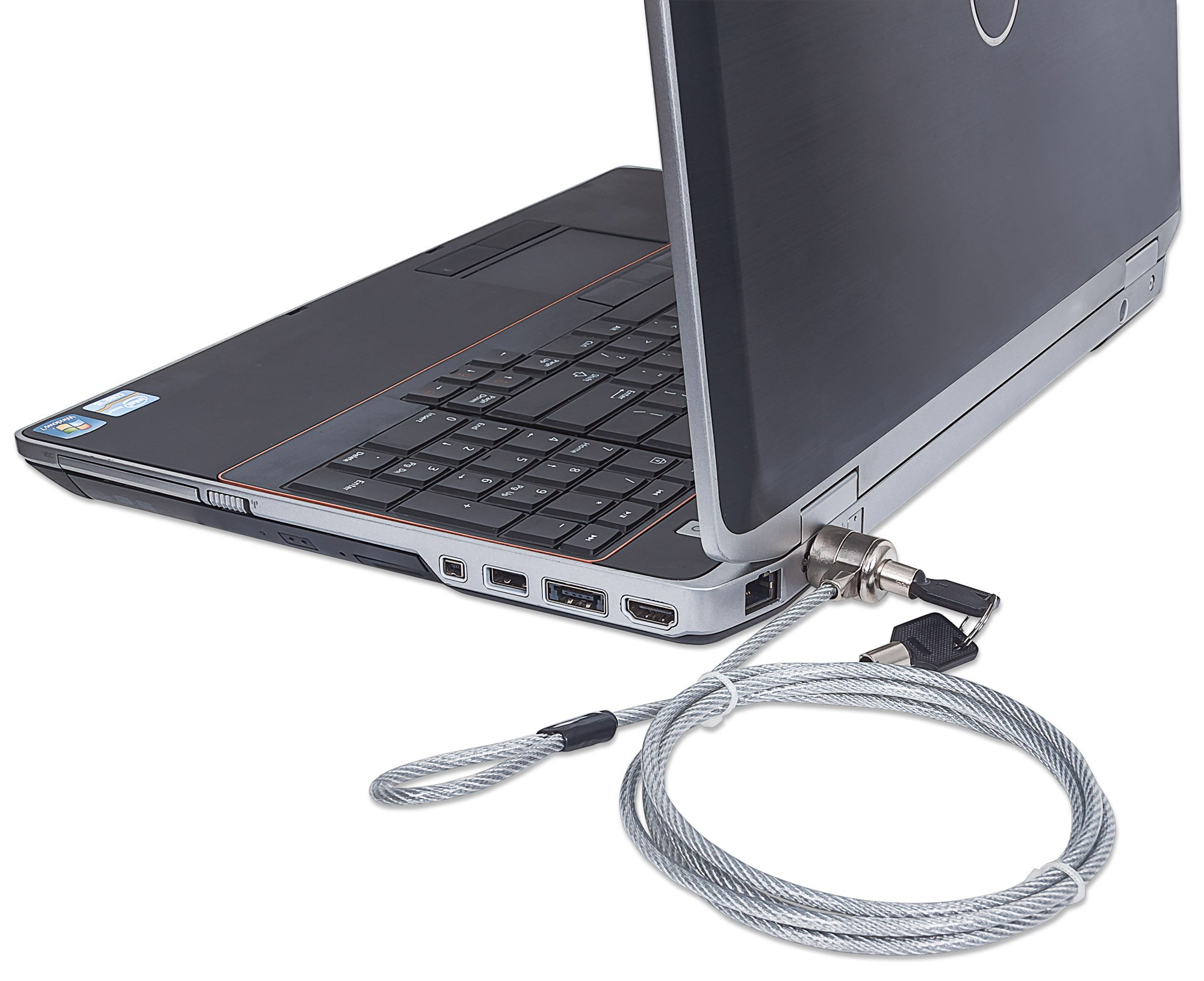 Cavo di Sicurezza Notebook: Protezione in Acciaio con Lucchetto MANHATTAN - immagine 3
