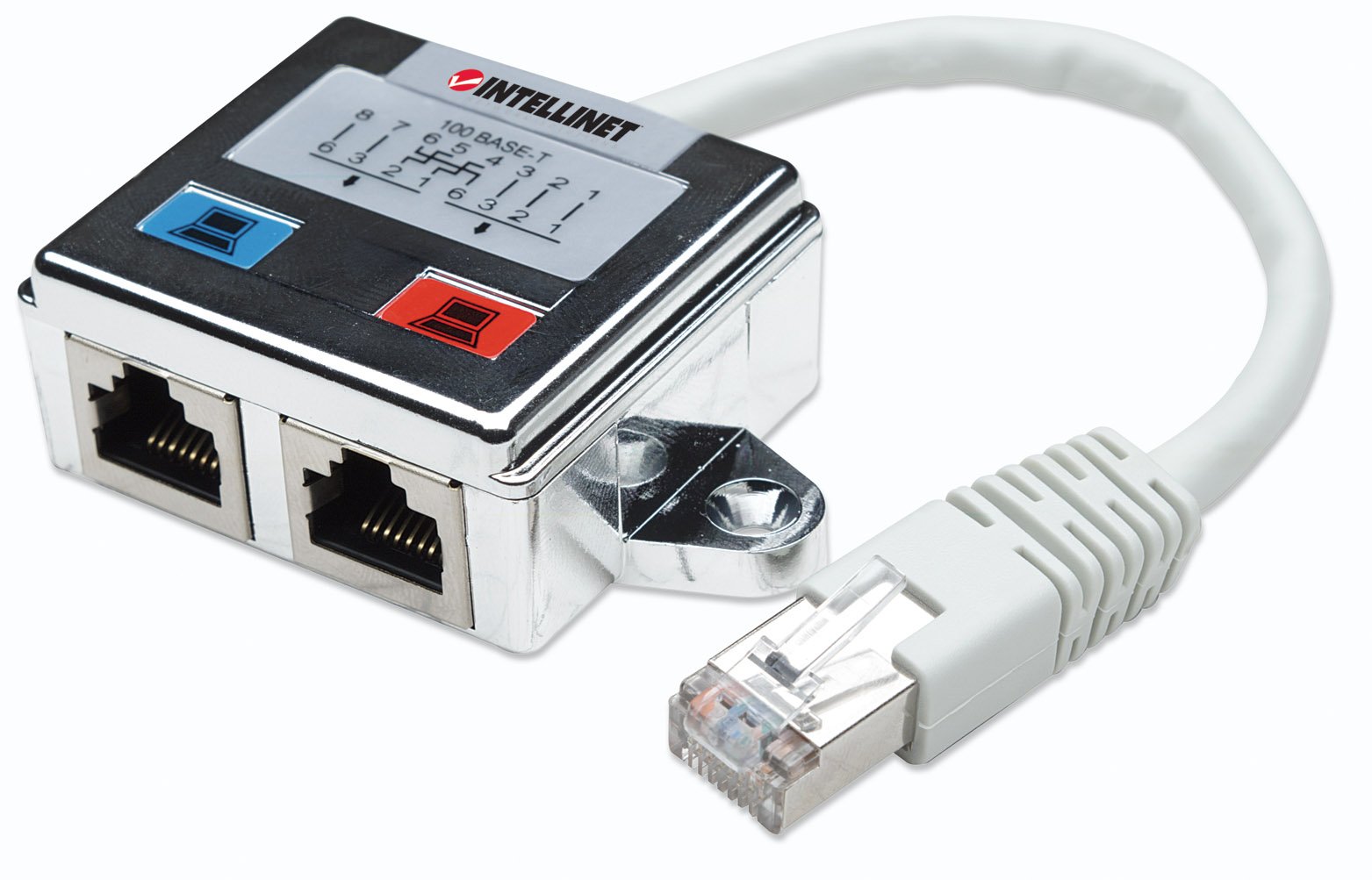 Sdoppiatore Cablaggio Rete Cat. 5E: Massima Efficienza a Costi Ridotti INTELLINET - immagine 3